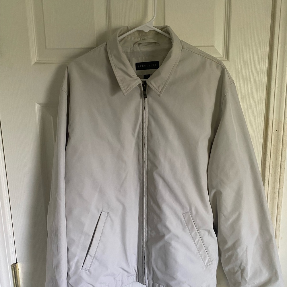 Cream crew jacket